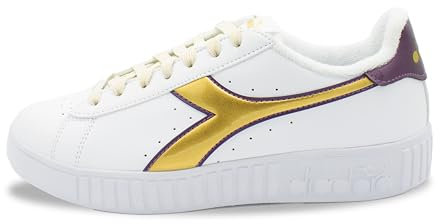 Diadora Step P, Scarpe da ginnastica Donna, Bianco Viola Africana, 38 EU