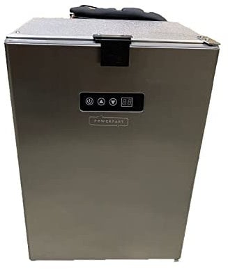 Powerpart 50 Litre 12v - 24v Compressor Fridge Campervan Caravan Motorhome SILVER