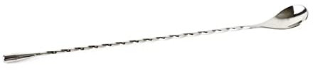TOMYEUS Cucchiaio Manico Lungo a Spirale Cocktail cucchiai Cucchiaio da caffè Cucchiaio Barista Strumenti di agitazione for Cucina Forniture for la tavola Stoviglie (Quantity : 6)