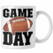 Trendation - American Football Tasse Geschenk Football-Spieler Geschenkidee Game Day (Weiß)