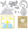 Ostern Religion Kreuz Stanzformen für Kartenherstellung, Ostern Segen Worte Stanzen Osterei Jesus Prägeschablone Vorlage Werkzeug für DIY Scrapbooking Papier Karte und Fotoalbum Handwerk Dekoration