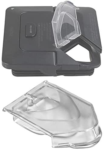 Pour Spout Cover Replacement for Ninja Blender Lid, Replacement Spout Cover for Ninja Blender 72 oz Square Pitcher, Suitable for NJ600-NJ602 and BL500-BL781, Clear