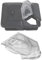 Pour Spout Cover Replacement for Ninja Blender Lid, Replacement Spout Cover for Ninja Blender 72 oz Square Pitcher, Suitable for NJ600-NJ602 and BL500-BL781, Clear