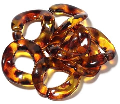 KENID Acrylic DIY Beads for Jewelry Making, Connector Link Chain for Neck, Sunglasses, Lanyard Holder, Handicraft Accessories