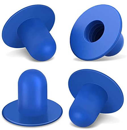 DHinkyoung Pool Plug Stopper, 4 Pcs Swimming Pool Wall Plugs Replacement Parts, Pool Filter Pump Strainer Hole Plugs for Intex and Bestway Swimming Pool