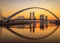 Displate - Poster aus Metall - Magnet-Montage - World Class Photos - Cityscapes - Dubai Water Canal - Größe L - 67,5x48cm Matt