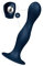 Satisfyer Double Ball-R | 18 cm | Dildo | Doppelte Stimulation | 2 Gewichtskugeln | Silikondildo | Waterproof (IPX7) | Hautfreundliches Silikon, Farbe:dunkelblau