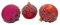 Ornex Set Ornamentali (Ø 7cm) in Vetro soffiato e Decorato a Mano con Perline per Albero di Natale, Colori Assortiti Decorazioni, Multicolor, 6 sfere Ø 7 cm, 6 unità