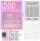 100 Briefumschläge, 100 Envelope Saving Challenge Sparbuch für Geld Budget Planner mit 25 Geldspar Trackern um 5050€ zu Sparen- Budget Binder für Schule, Zuhause, Büro