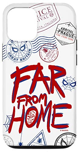 Hülle für iPhone 13 Marvel Spider-Man: Far From Home Reisestempel