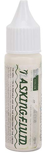 Zerodis Fluide de Masquage pour Peinture à la Gouache d'art, Outils d'art, Support de Peinture à l'aquarelle, Liquide de Revêtement de Pigments, Support de Peinture à l'aquarelle,