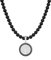 GAVU Collana Nera Uomo con Ciondolo Albero della Vita Argento, Collana Perle Uomo Onice Opaco 50cm