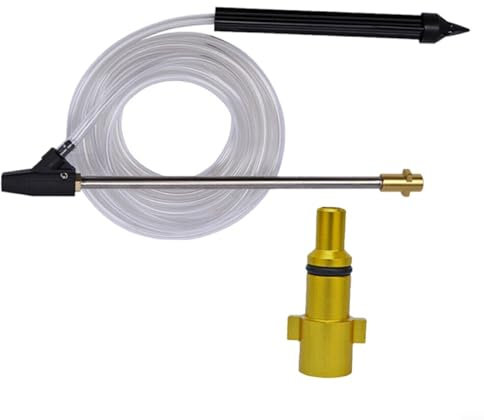 EpheyFIF Pressure Washer Wet Sand Blaster Attachment Dustless Abrasive Sandblasting Kit(C)