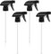 Tyqour 4pcs Plastic Spray Bottle Nozzle Replacement Spray Nozzle Replacement with Mist Stream Sprayer Fit 28-410 16oz/32oz Bottles for Home Kitchen Garden Office