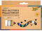 folia 5791 - Set de paillettes bio RAINBOW, 10 tubes y compris 90 g de colle décorative, paillettes organiques de différentes formes et couleurs