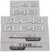 ALMVIS 3D-Kofferraumaufkleber C43 E43 GLE43 GLC43 BITURBO 4MATIC Emblem Logo Passend for Mercedes AMG W205 W204 W213 W212 X253 W167 Zubehör Auto-Logo-Aufkleber(Chrome Silver,AMG(Trunk Letters))