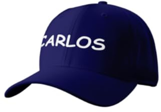ZPUBLI+ Gorra de béisbol Personalizada con Nombre Bordado. Bordado Colores y Opciones de personalización. Gorras para niños y Adultos. (FR/ES, Letras, S, Adultos, Azul Marino)