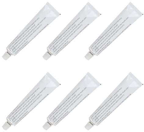 Dfstvup 6x Clear PVC Repair Glue, Multipurpose Vinyl Adhesive for Inflatable Boats, Kayaks, Air Mattresses, Waterproof, Strong Adhesion, Slow Bonding