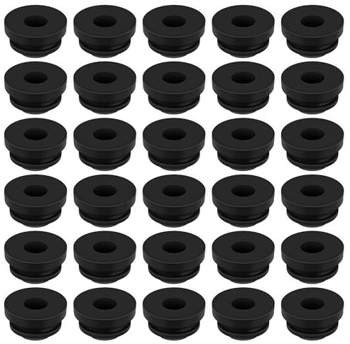 30 Stück Gummidurchführungen, Gummifüße, Topfträgergummis, Rostgummifüße, Schutzgummidurchführungen für Wohnmobilkocher Kompatibel mit 5 mm Stangen von Dometic, Smev und Thetford