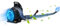 CUSROS 63cc Petrol Backpack Leaf Blower, 3ph High Power 665CFM Gas Backpack Garden Snow Blower with Cruise Control Handle, 2-stroke Single Cylinder Air-cooled Engine, Easy Start (Black)