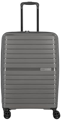 Travelite 4-Rad Hartschalenkoffer mittelgroß 67 Liter, Gepäck Serie TRIENT: Hartschalen Trolley mit TSA Kombinationsschloss, 66 cm