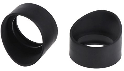 KAHDGSS Okularschutz aus Gummi, 34 mm Durchmesser, Zylinder-Augenmuschel, für biologisches Stereo-Mikroskop, 2 Stück