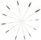 KALLORY 12St Aquarellpinsel Multifunktionspinsel Kunstpinsel für den Haushalt Kunstpinsel selber Machen stifte zeichnen professionell acrylbilder The ad Wohnaccessoires Farbversorgung Holz