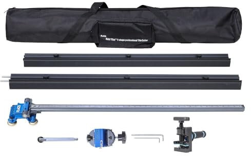 KLENBO Tcut™ Tagliapiastrelle manuale professionale a forma di T, 2000 mm, sistema sottile, per piastrelle di grande formato, in porcellana, ceramica, utensile da taglio manuale collegabile