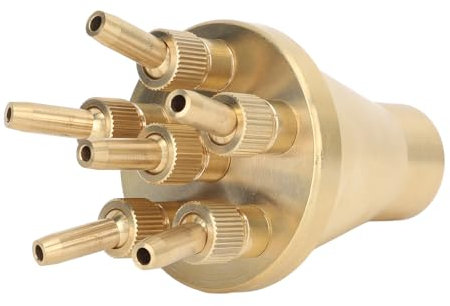 Pulverización directa de la cabeza de la fuente de cobre poroso para grandes fuentes, ajuste universal piscina spray para jardín, áreas pintorescas que duran impermeables (G1in)