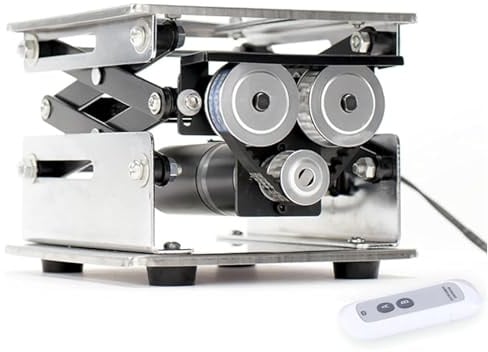 Labor-Hubtisch, Elektrischer Heber, Mini-Hebebühne, 10 kg (22 lbs) Wiegekraft, Hubbereich 100–290/307 mm, Verwendung im Labor, in der Industrie(15 * 15cm)