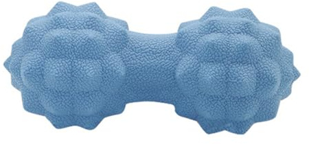 WEKADRIN Silikon Massageball Duo Faszienball Blau Muskelentspannung für Yoga Pilates und Fußmassage Geruchsfreies Muskelmassagegerät für Nacken Rücken und Fitness