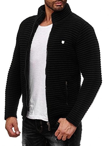 Redbridge Herren Strickjacke Übergangsjacke Jacke Sweater Grobstrick M3631