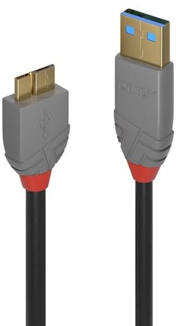 LINDY Câble USB 36768 Noir 3 m