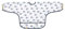 LÄSSIG Baby Kleinkind Langarmlätzchen Ärmellätzchen zum Binden Auffangschale/Long Sleeve Bib Little Water Whale