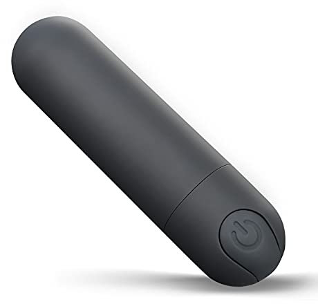 SXOVO Bullet PapillaVibrador Estimulador de clítoris Carga USB Viaje - 10 Modos Portátil Impermeable Mini Orgasmo Vagina Ano Masaje Adulto Mujer Juguete sexual (Negro)