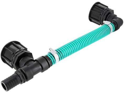 REKUBIK IBC Adapter S60x6-2 IBC nebeneinander Sparset Tankverbindung Schlauch Größe 32mm (1 1/4)