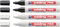 edding Marqueur peinture 750 Industrie, 2-4 mm, blanc + noir 2