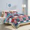 Couvre-lit Boutis Matelassé Couette Manuel à Fleurs 100% Coton Ensemble De Literie 3 Pièces Couverture De Lit Double Réversible Climatisation Couvertures (240x260cm) Taie D'oreiller（50 * 70CM * 2）