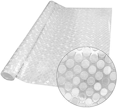 Pro Home Fensterfolie (60x150cm) selbsthaftend und Blickdicht Sichtschutzfolie statische Schutzfolie (Design: Punkte)
