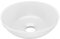 vidaXL Lavabo de Salle de Bain Rond Vasque à Poser de Toilette Lave-mains de Cuisine Salle Cosmétique Maison Intérieur Céramique Blanc Mat
