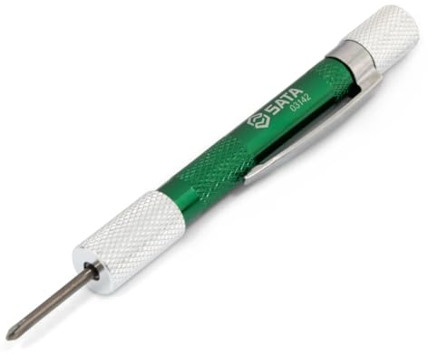 SATA ST03142 Juego de Destornilladores Mini de 6 Piezas Características del Destornillador Diseño Elegante en Forma de Bolígrafo