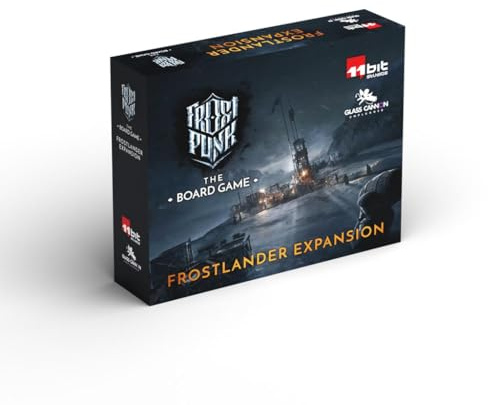Glass Cannon Unplugged | Frostpunk: Frostlander | Expansion for Frostpunk: New Survivor Mode, Wooden Pawns, Enhanced Replayability, English Edition | 1 to 4 Players | 120 to 150 Minutes