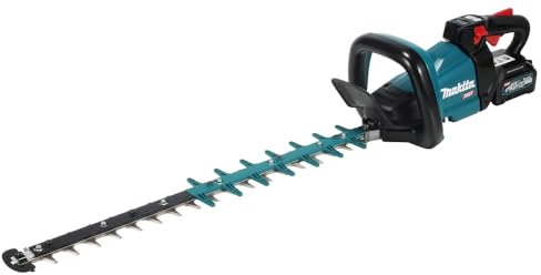Makita UH004GD201 40V Max Li-ion XGT Brushless 60cm Hedge Trimmer Complete With 2 x 2.5 Ah Batteries And Charger