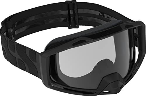 IXS Mountainbike Brille Goggle Clear Lens Low Profile, Schwarz, IX-GOG-9122
