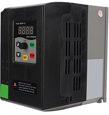 Luqeeg VFD 3 Phase - Motor Variable Frequency Drive, 380‑440V Input 0‑440V Output, 0.75kW 1.5kW 2.2kW 3KW Variable Frequency Drive Inverter VFD Speed Controller Inverter for 3 Phase Motor(3KW 7.5A)