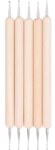 Stylet de gaufrage, sculpture, dessin, Stylet de gaufrage à double tête outils nail art outils de pointage stylo de traçage pour peinture rupestre, poterie argile modelage gaufrage art mandala