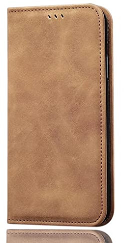SEAHAI Cuir Coque pour Honor 90 5G, Très Mince Étui Portefeuille [Blocage RFID] [Fentes pour Cartes] Antichoc PU Housse Protection Flip Case - Marron