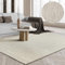 the carpet Boho Natur Wool Handgewebter Wollteppich im natürlichen skandinavischen Boho-Look, Handarbeit für einen einzigartigen Stil, Creme, 70 x 140 cm