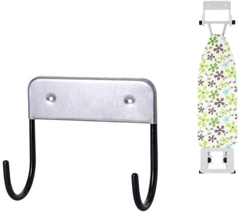 Gancho de Pared para Tabla de Planchar, Soporte de Pared de Acero Inoxidable para Tabla de Planchar, Gancho Duradero para Tabla de Planchar, Organizador de Almacenamiento para Tabla de Planchar