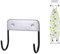 Wall Mounted Ironing Board Hook, Stainless Steel Wall Mount for Ironing Board, Heavy Duty Ironing Board Hook, Ironing Board Storage Organiser, Metal Ironing Board Holder
